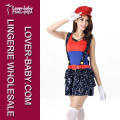 Meninas adultas halloween mario e luigi traje (l15334-1)